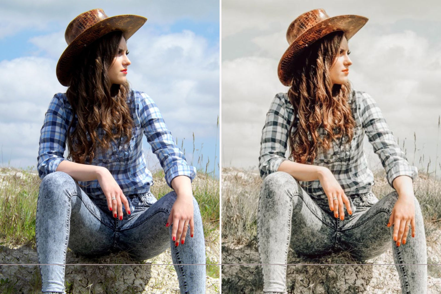 Creative Kits presets en action, avant et après