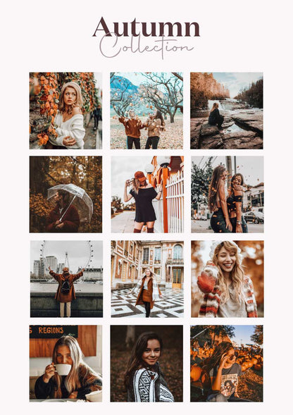 Combo - 4 Collections Xmas - Snowdrops - Autumn &amp; Winter (34 presets) - Creative Kits