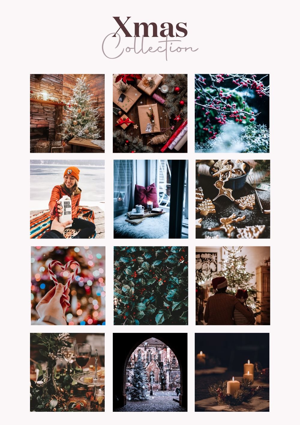 Combo - 4 Collections Xmas - Snowdrops - Autumn &amp; Winter (34 presets) - Creative Kits